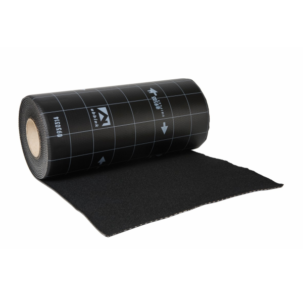 Ubiflex zwart 20cm breed - 600cm
