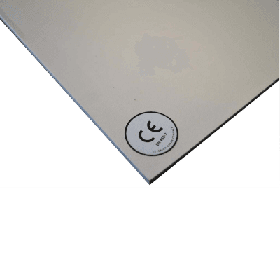 Volkern plaat 6mm wit (9010) - 32x305cm