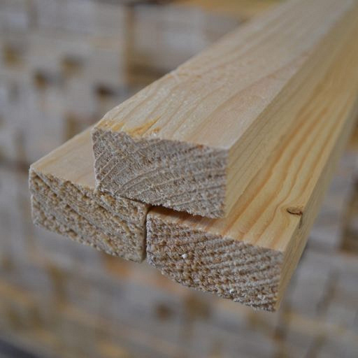 Vuren ruw 22x42mm Panlatten - 240cm