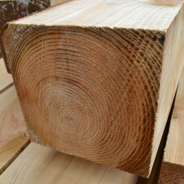 Douglas fijnbezaagd 250x250mm - 300cm