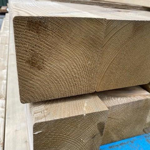 Tuinhout geschaafd 120x120mm - 300cm