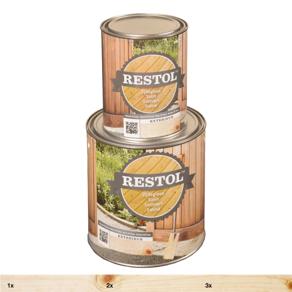 Restol naturel uv extra zijdeglans - 1 Liter