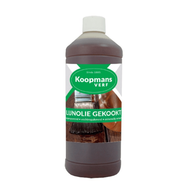 Koopmans Lijnolie gekookt - 1 Liter