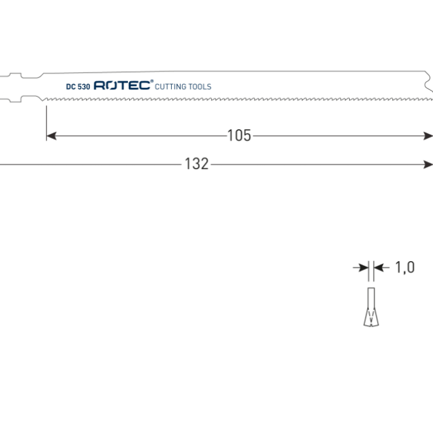 Rotec Decoupeerzagen DC530 - 5st