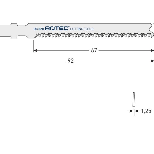 Rotec Decoupeerzagen DC820 - 5st