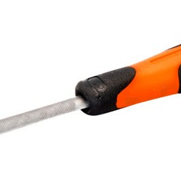 Vijl 1/2rond m/hecht 200mm
