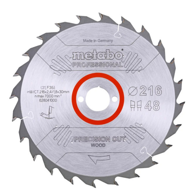 Metabo Cirkelzaagblad  216x30 48 WZ HW/CT